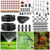Drip Irrigation Kit Automatic Garden Irrigation System Misting Plant Watering Drip Kit for Garden Greenhouse Flower Bed Patio Lawn