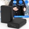 20000mAh 5V 2A Power Bank for Heated Jackets Vests Pants Gloves Scarves DC 7.4V 2A Heated Clothing Replacement Battery Pack for Men Women